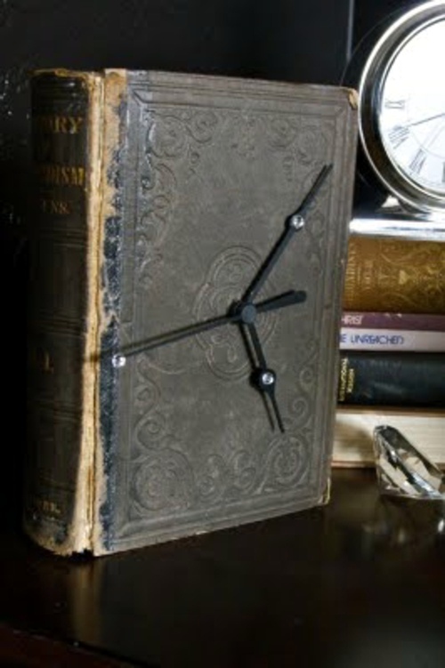 fancy diy clock from various home accessories interior fancy diy clock from various home accessories interior