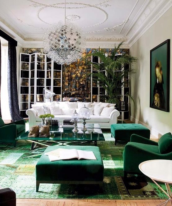 Trends in The Interior emerald green is the trend color Trends in The Interior emerald green is the trend color