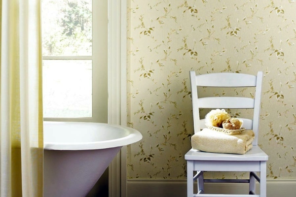 Moisture-proof wallpaper for bathrooms – Beautify your bathroom an ...