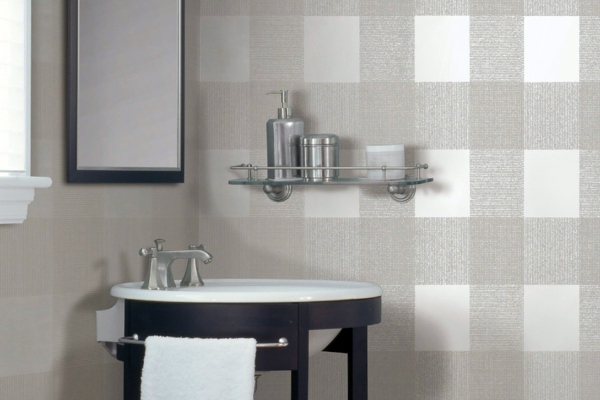 Moisture-proof wallpaper for bathrooms – Beautify your bathroom an