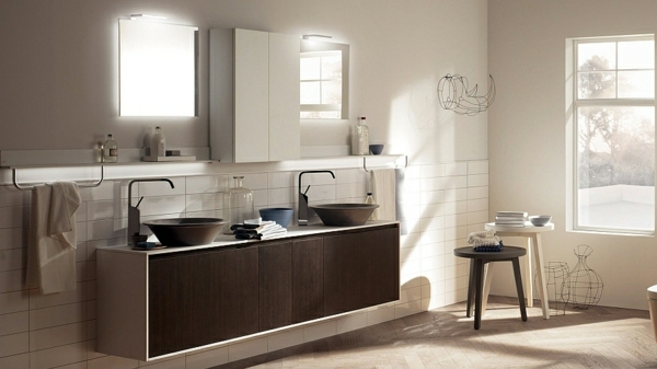 20 Exclusive Minimalist Bathroom Ideas With Striking Aesthetics Ideas Minimalist Bathroom Wooden Bowl 20 Exclusive With Striking Aesthetics