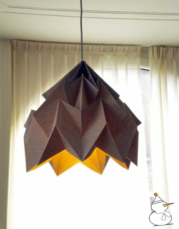 Origami Lampshade Instructions for DIY enthusiasts Interior Design Ideas