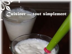 Almond mousse with rosewater