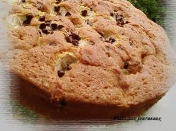 Banana cake and chocolate
