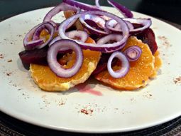 Beet salad with oranges