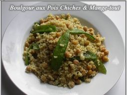 Bulgur with Chickpeas &amp; Pea