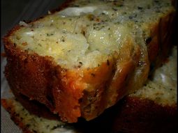 Cakes and goat cheese and pistachio pesto