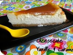 Cheese cake with vanilla &amp; caramel with salted butter