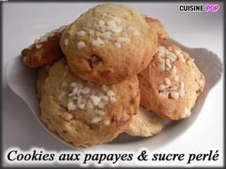 Cookies &amp; papaya pearl sugar