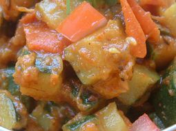 Indian recipe spice zucchini