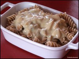 Kamut pasta sauce mushrooms