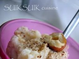 Mashed cauliflower with peanuts