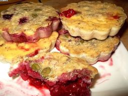 Pink Raspberry Pistachio Clafoutis