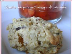 Quinoa Cookies, Orange &amp; Chocolate