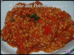Risotto with peppers