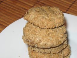 Shortbread coconut and buckwheat, milk