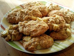 Soft-crisp apple and oatmeal