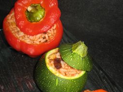 Stuffed vegetables vegetarian