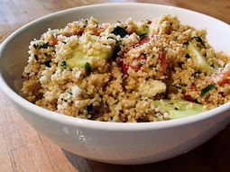 Tabbouleh tomatoes cucumbers