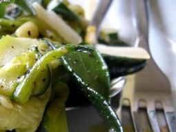Tagliatelle with zucchini