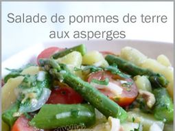 Tere potato salad with asparagus