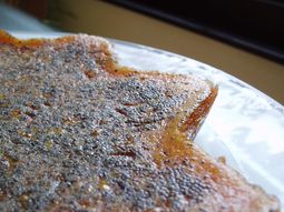 Triangles orange lemon poppy seed