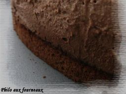 Trio of chocolate cake