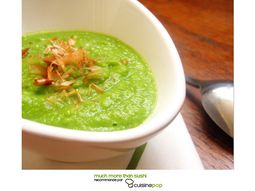 Velvety and wasabi peas