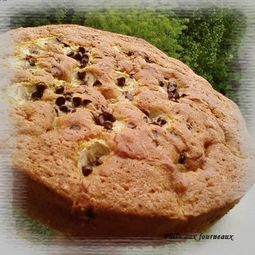 Banana cake and chocolate