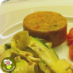 Blanks and vegetables Provencal Tofu