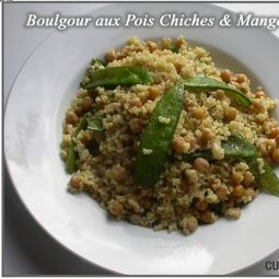 Bulgur with Chickpeas &amp; Pea