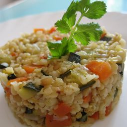 Bulgur with vegetables