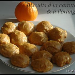 Carrot Cookies with Orange &amp;