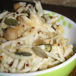 Celery Remoulade with chickpeas