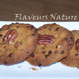 Chocolate and Pecan Cookies