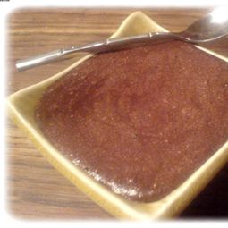 Chocolate mousse and coconut milk