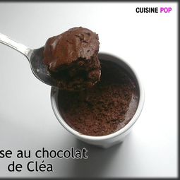 Chocolate mousse and rice milk