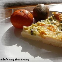 Clafoutis with Kiwi &amp; Clementine