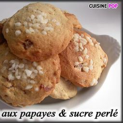 Cookies &amp; papaya pearl sugar