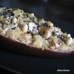 Eggplant millet honey