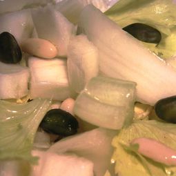 Fennel salad, celery and endive