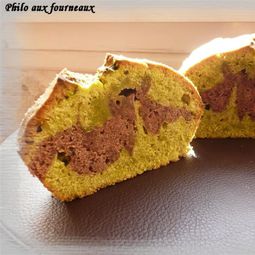 Four quarters carob and pistachio