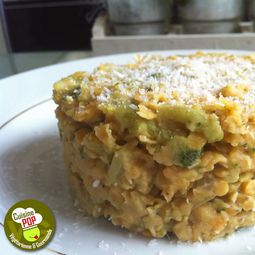 Lenses way risotto with citrus essential oils