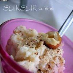 Mashed cauliflower with peanuts