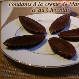 Melting chestnut cream and chocolate