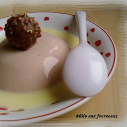 Panna Cotta with Ferrero Rocher