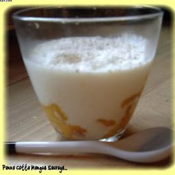 Panna Cotta with Mango