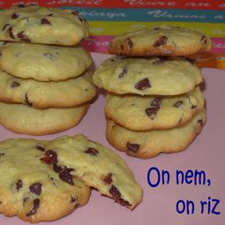 Quinoa cookies and chocolate chip