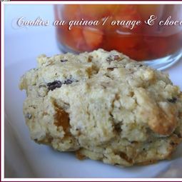 Quinoa Cookies, Orange &amp; Chocolate