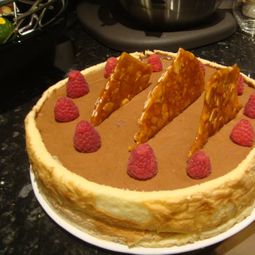 Raspberry Chocolate Charlotte Brittle